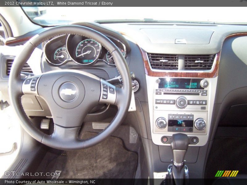White Diamond Tricoat / Ebony 2012 Chevrolet Malibu LTZ