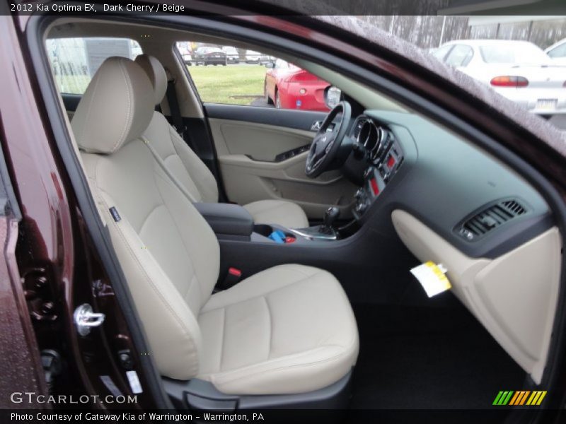 Dark Cherry / Beige 2012 Kia Optima EX