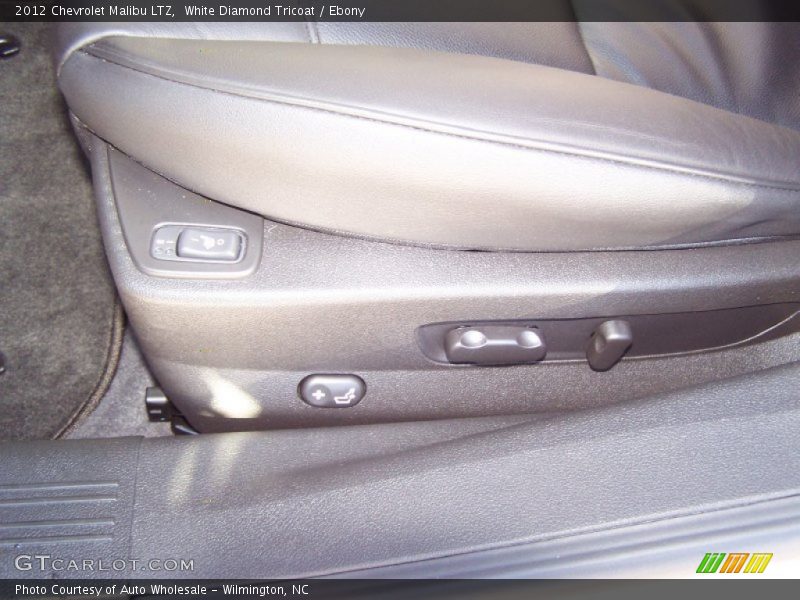 White Diamond Tricoat / Ebony 2012 Chevrolet Malibu LTZ