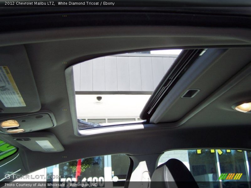 White Diamond Tricoat / Ebony 2012 Chevrolet Malibu LTZ