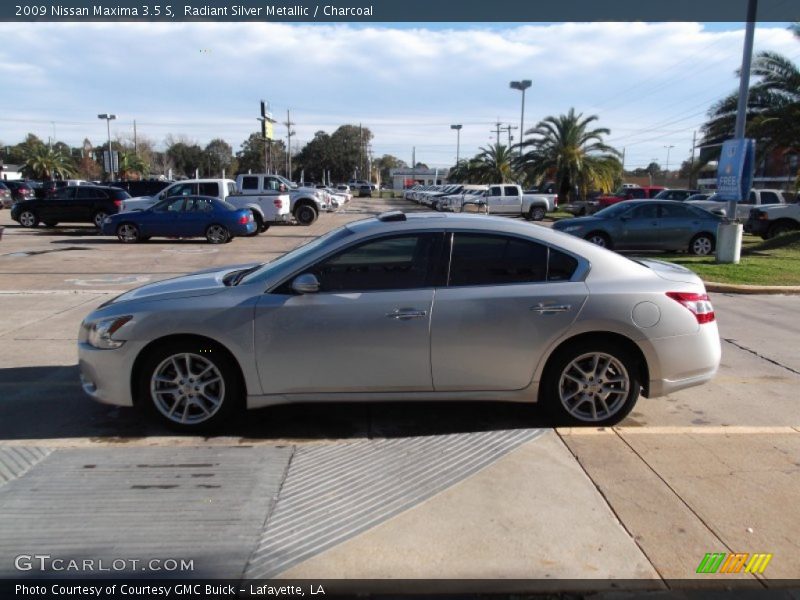 Radiant Silver Metallic / Charcoal 2009 Nissan Maxima 3.5 S