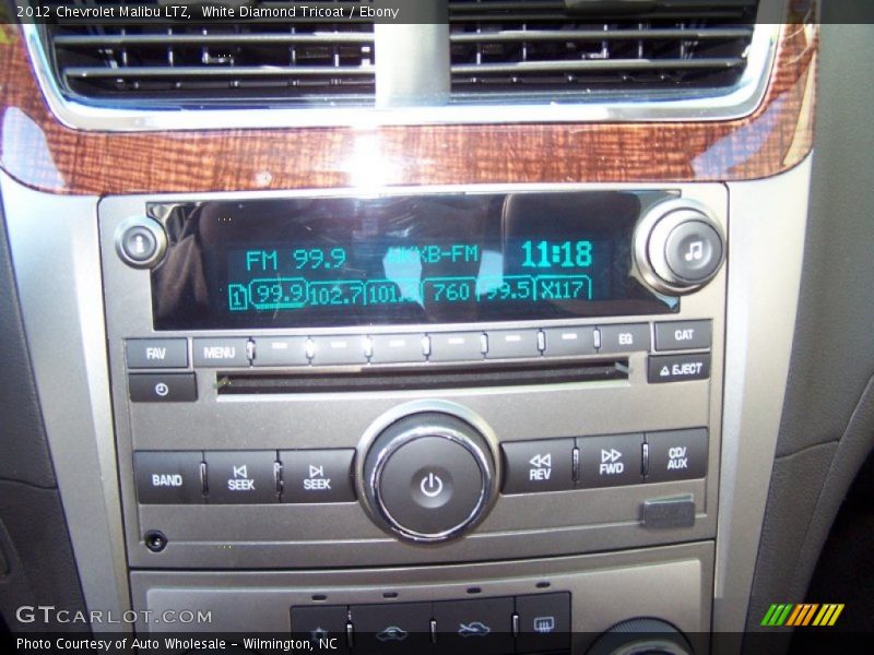 White Diamond Tricoat / Ebony 2012 Chevrolet Malibu LTZ