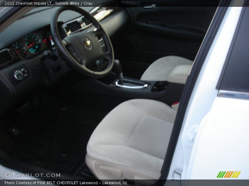 Summit White / Gray 2012 Chevrolet Impala LT