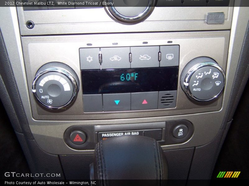 White Diamond Tricoat / Ebony 2012 Chevrolet Malibu LTZ