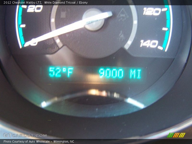 White Diamond Tricoat / Ebony 2012 Chevrolet Malibu LTZ