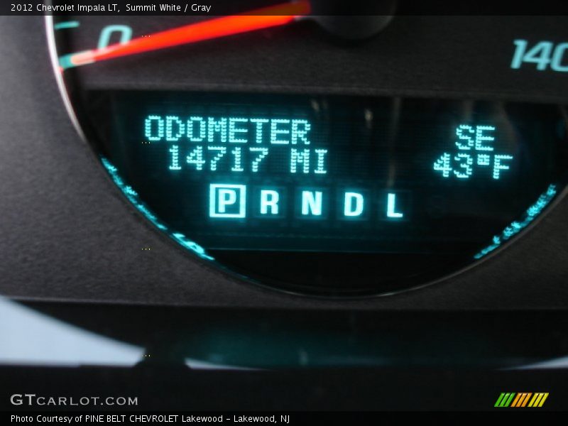 Summit White / Gray 2012 Chevrolet Impala LT