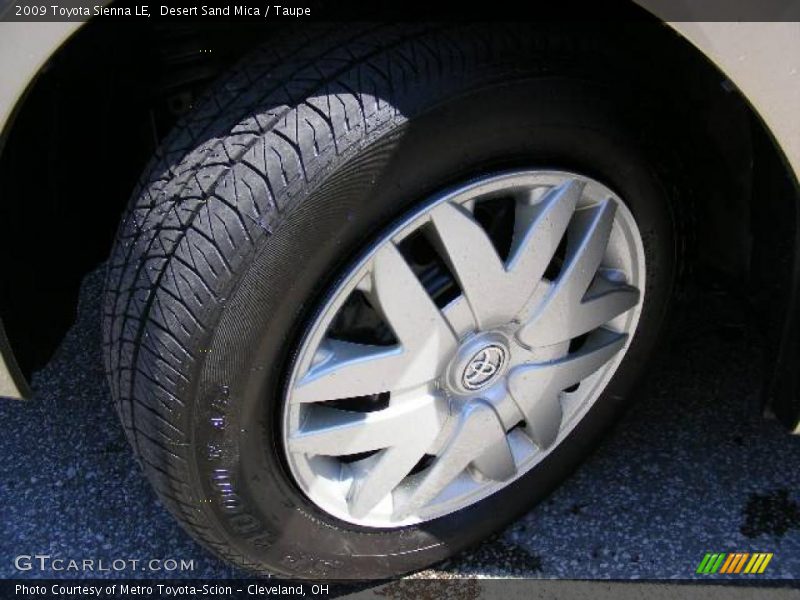 Desert Sand Mica / Taupe 2009 Toyota Sienna LE