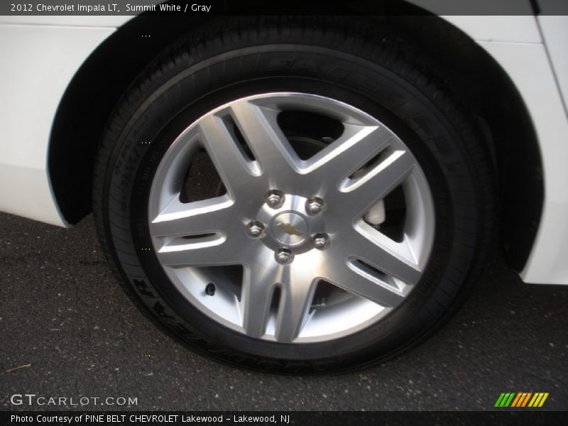 Summit White / Gray 2012 Chevrolet Impala LT