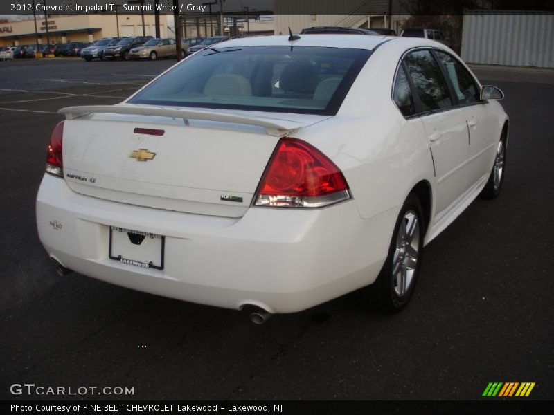 Summit White / Gray 2012 Chevrolet Impala LT