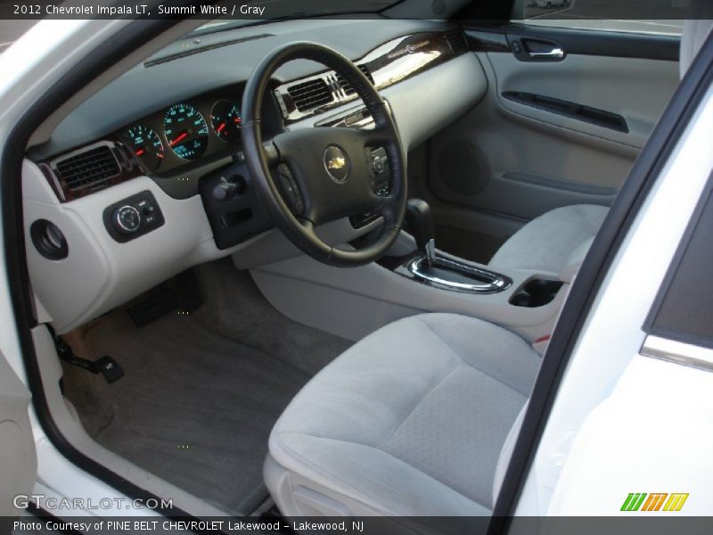 Summit White / Gray 2012 Chevrolet Impala LT