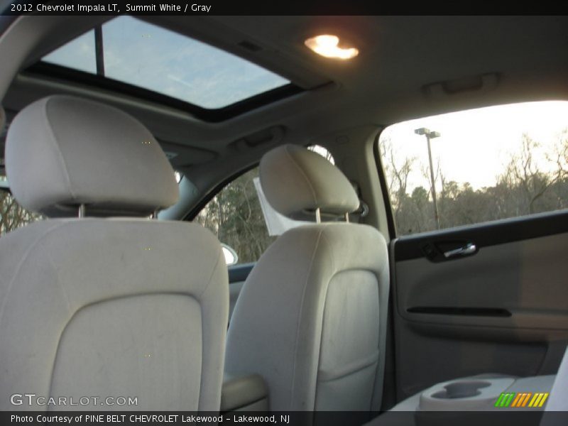 Summit White / Gray 2012 Chevrolet Impala LT
