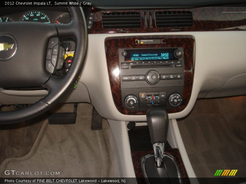 Summit White / Gray 2012 Chevrolet Impala LT