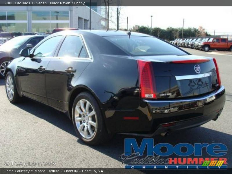 Black Raven / Ebony 2008 Cadillac CTS Sedan