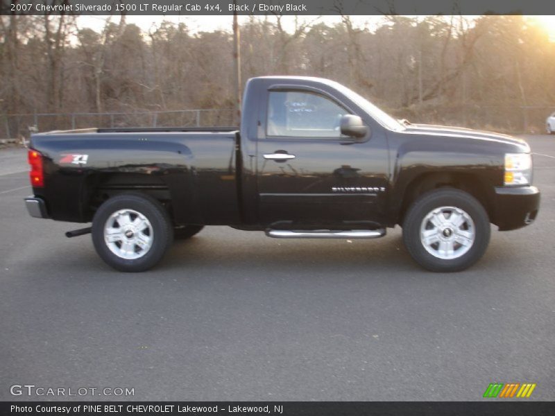 Black / Ebony Black 2007 Chevrolet Silverado 1500 LT Regular Cab 4x4