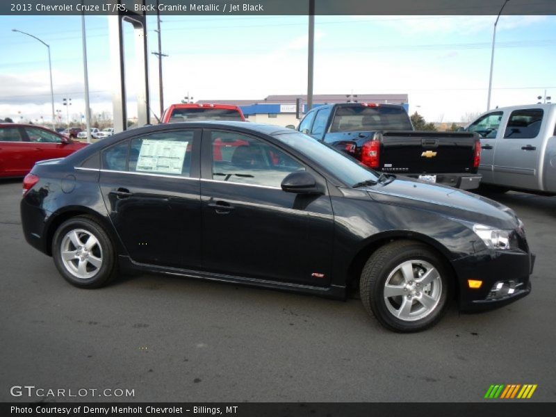 Black Granite Metallic / Jet Black 2013 Chevrolet Cruze LT/RS