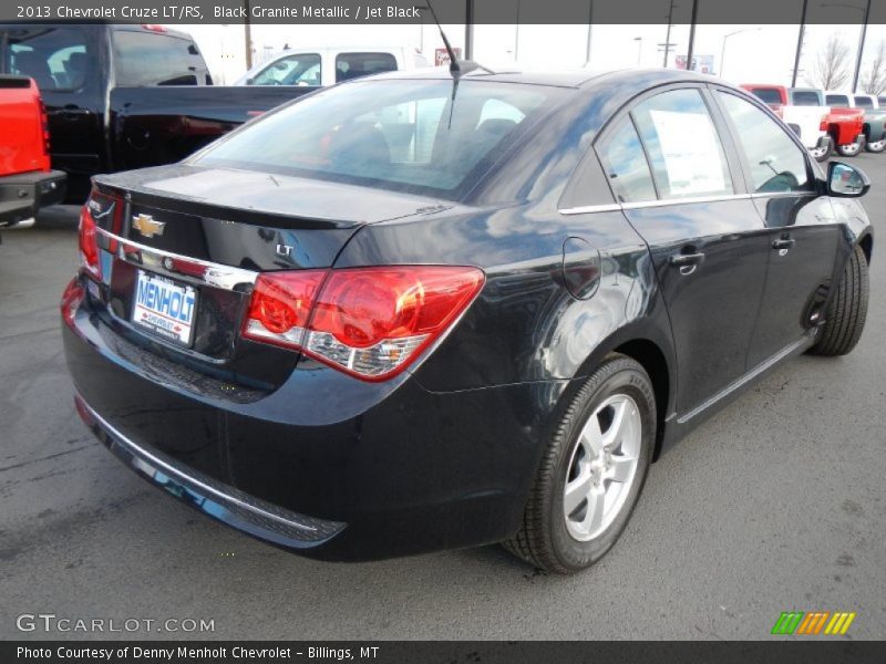 Black Granite Metallic / Jet Black 2013 Chevrolet Cruze LT/RS