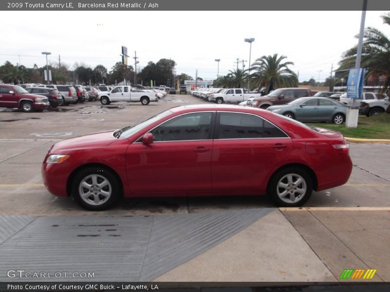 Barcelona Red Metallic / Ash 2009 Toyota Camry LE