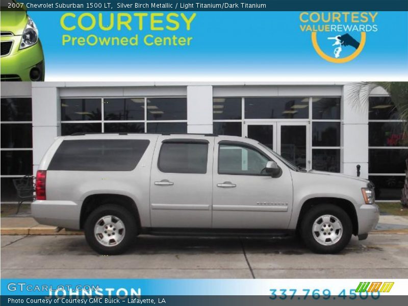 Silver Birch Metallic / Light Titanium/Dark Titanium 2007 Chevrolet Suburban 1500 LT