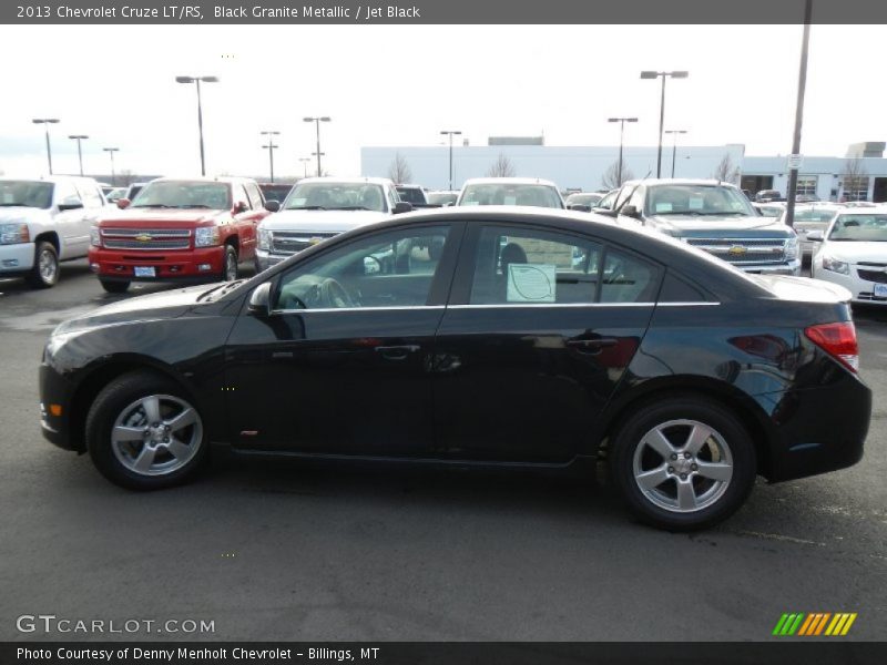 Black Granite Metallic / Jet Black 2013 Chevrolet Cruze LT/RS