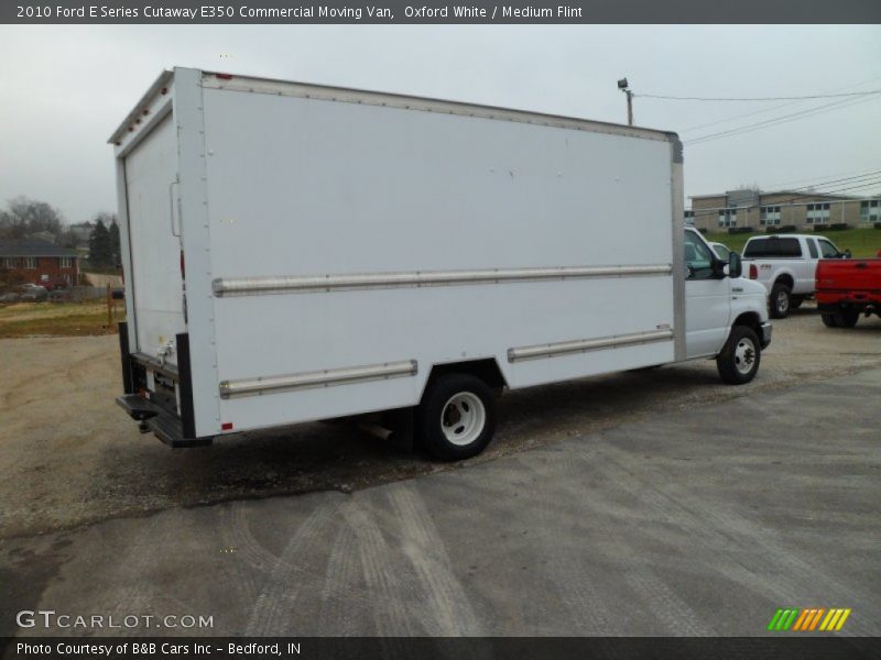 Oxford White / Medium Flint 2010 Ford E Series Cutaway E350 Commercial Moving Van