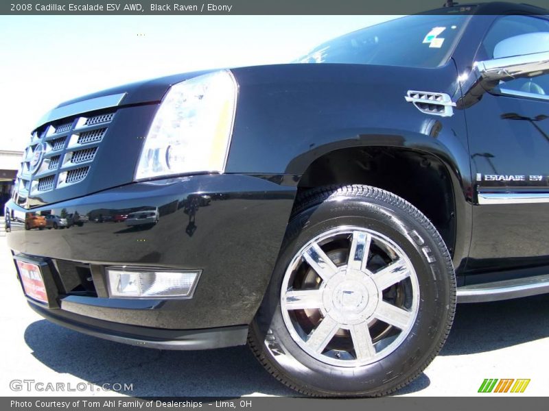 Black Raven / Ebony 2008 Cadillac Escalade ESV AWD
