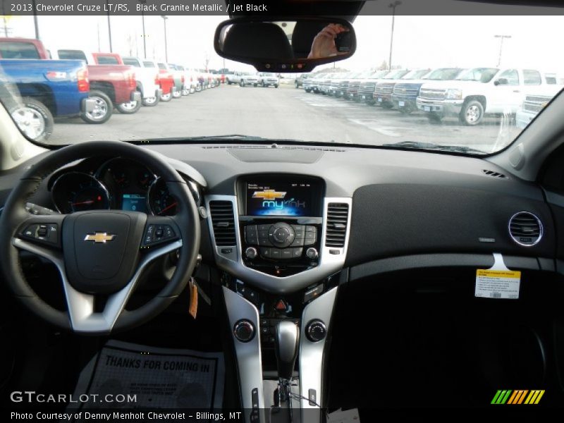 Black Granite Metallic / Jet Black 2013 Chevrolet Cruze LT/RS