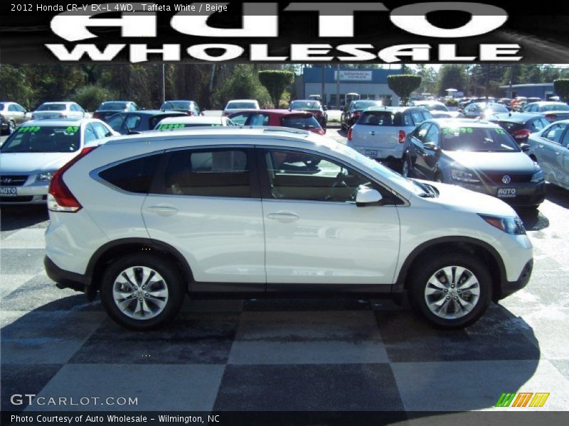 Taffeta White / Beige 2012 Honda CR-V EX-L 4WD