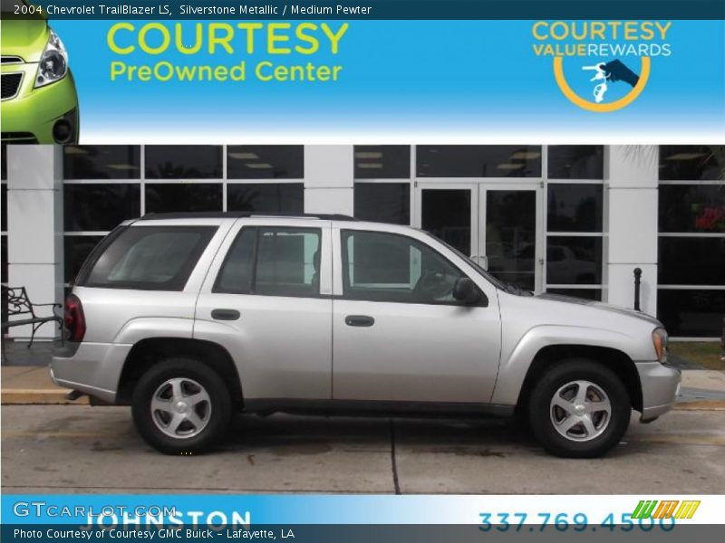 Silverstone Metallic / Medium Pewter 2004 Chevrolet TrailBlazer LS