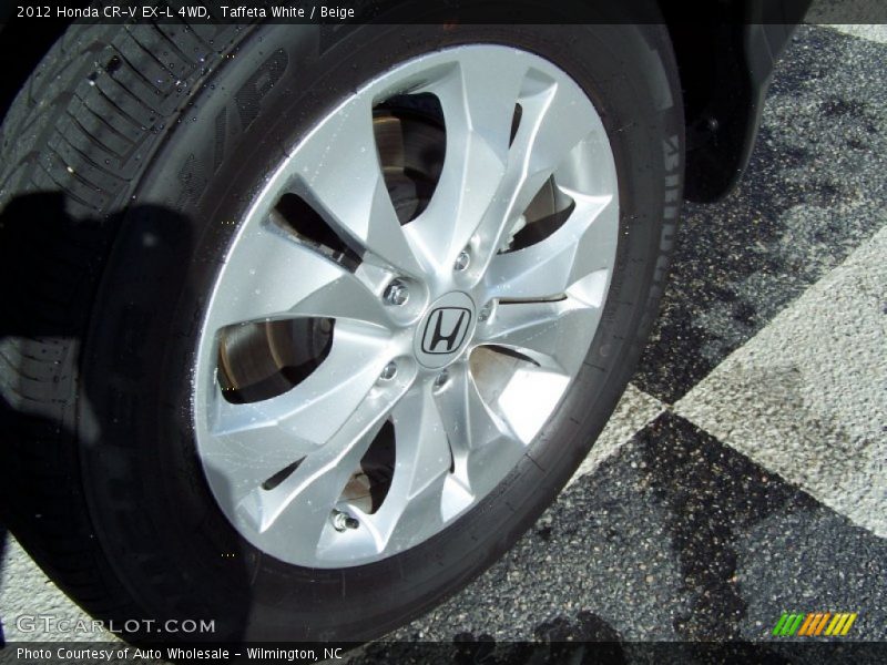 Taffeta White / Beige 2012 Honda CR-V EX-L 4WD