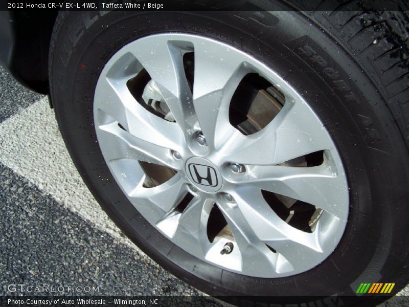 Taffeta White / Beige 2012 Honda CR-V EX-L 4WD