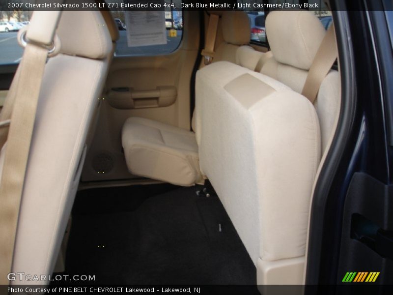 Dark Blue Metallic / Light Cashmere/Ebony Black 2007 Chevrolet Silverado 1500 LT Z71 Extended Cab 4x4