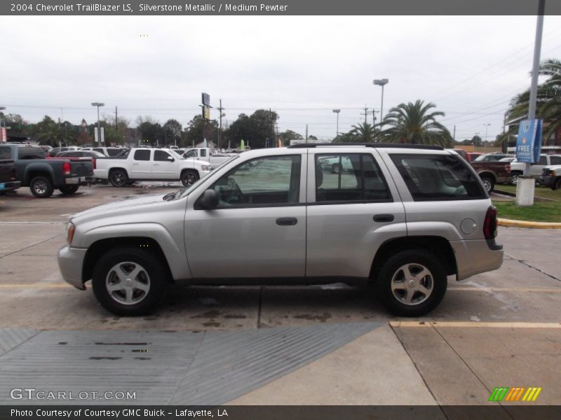 Silverstone Metallic / Medium Pewter 2004 Chevrolet TrailBlazer LS