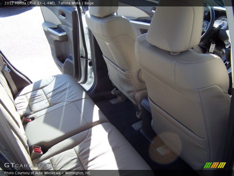 Taffeta White / Beige 2012 Honda CR-V EX-L 4WD