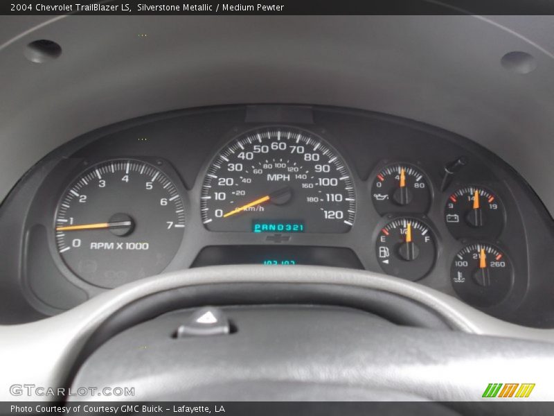 Silverstone Metallic / Medium Pewter 2004 Chevrolet TrailBlazer LS