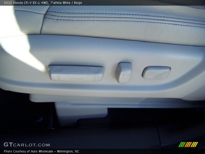 Taffeta White / Beige 2012 Honda CR-V EX-L 4WD