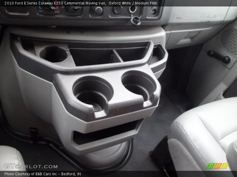 Oxford White / Medium Flint 2010 Ford E Series Cutaway E350 Commercial Moving Van