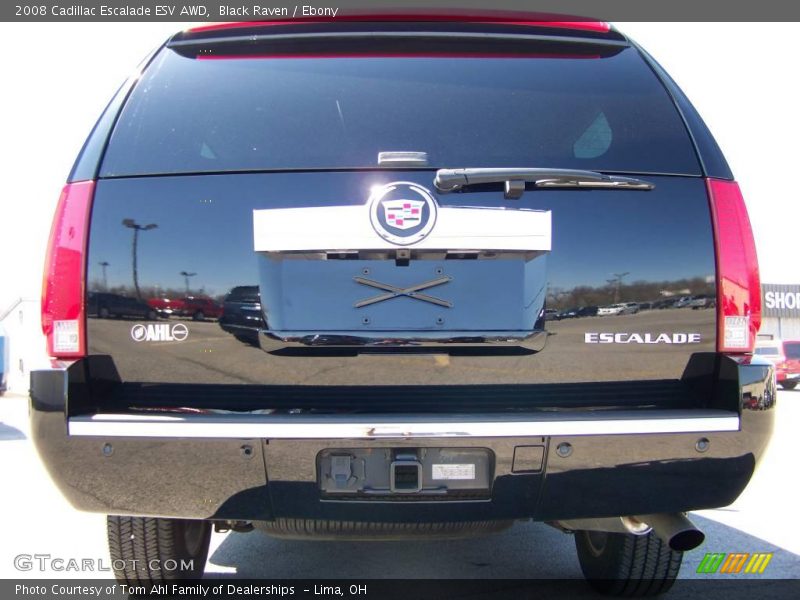 Black Raven / Ebony 2008 Cadillac Escalade ESV AWD