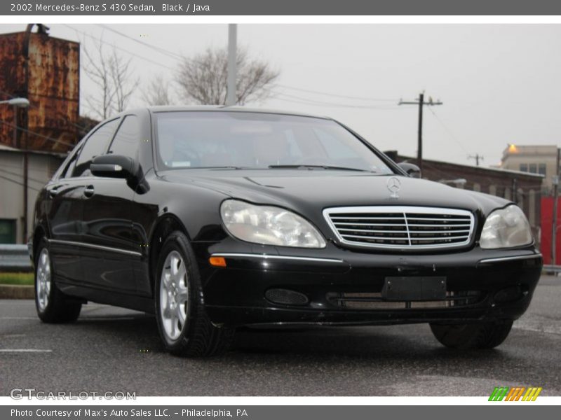 Black / Java 2002 Mercedes-Benz S 430 Sedan