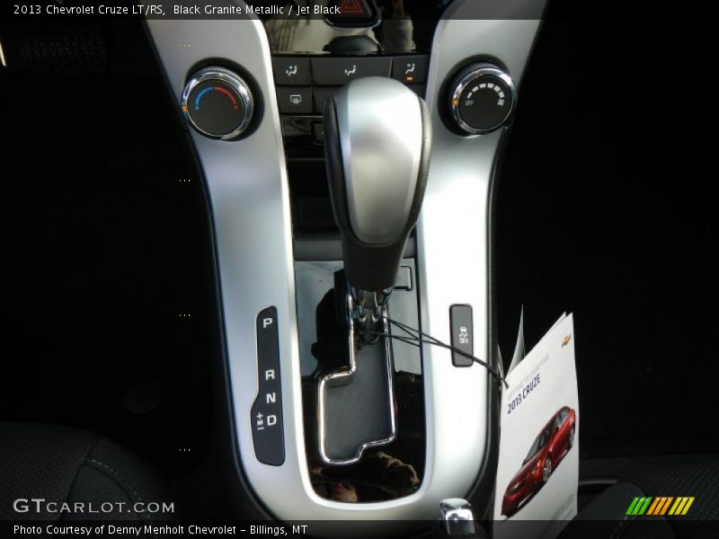Black Granite Metallic / Jet Black 2013 Chevrolet Cruze LT/RS
