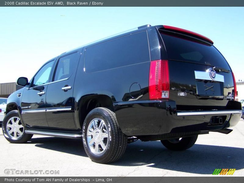 Black Raven / Ebony 2008 Cadillac Escalade ESV AWD