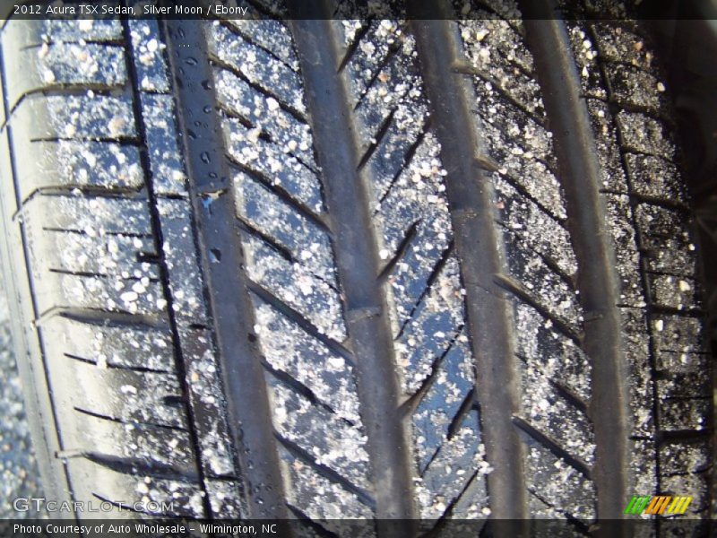 Silver Moon / Ebony 2012 Acura TSX Sedan
