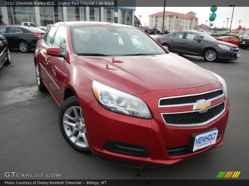 Crystal Red Tintcoat / Jet Black 2013 Chevrolet Malibu ECO