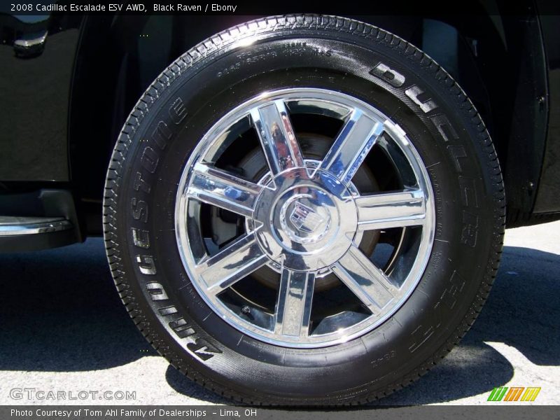 Black Raven / Ebony 2008 Cadillac Escalade ESV AWD