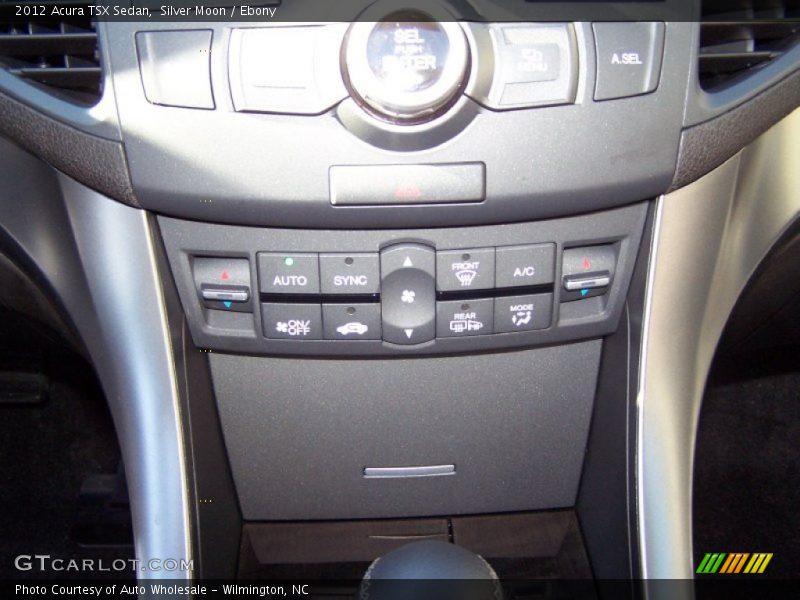 Silver Moon / Ebony 2012 Acura TSX Sedan