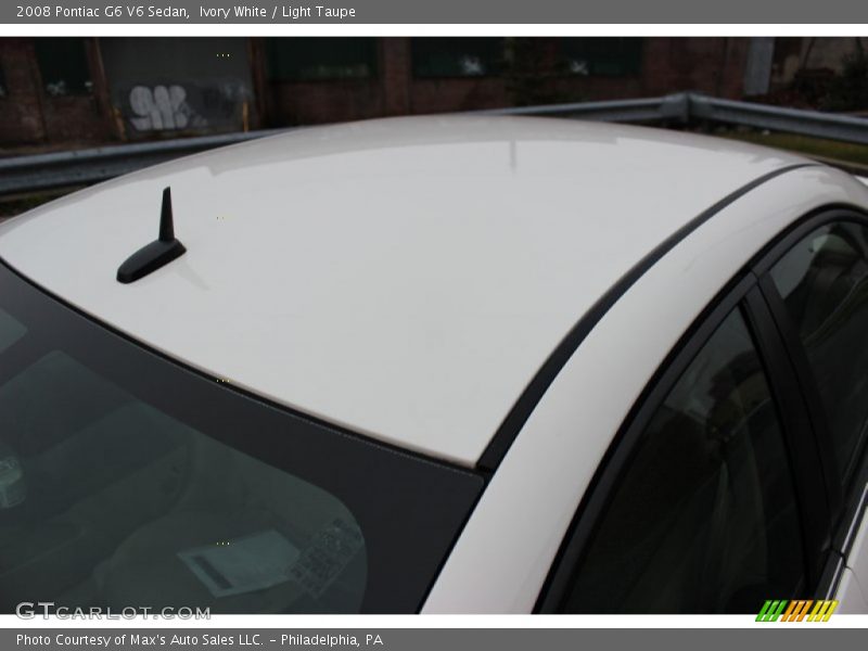 Ivory White / Light Taupe 2008 Pontiac G6 V6 Sedan