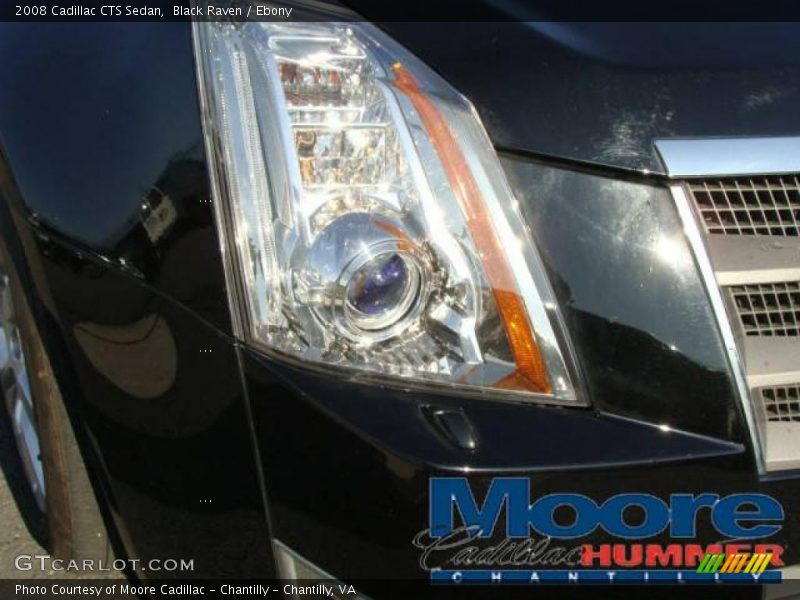Black Raven / Ebony 2008 Cadillac CTS Sedan