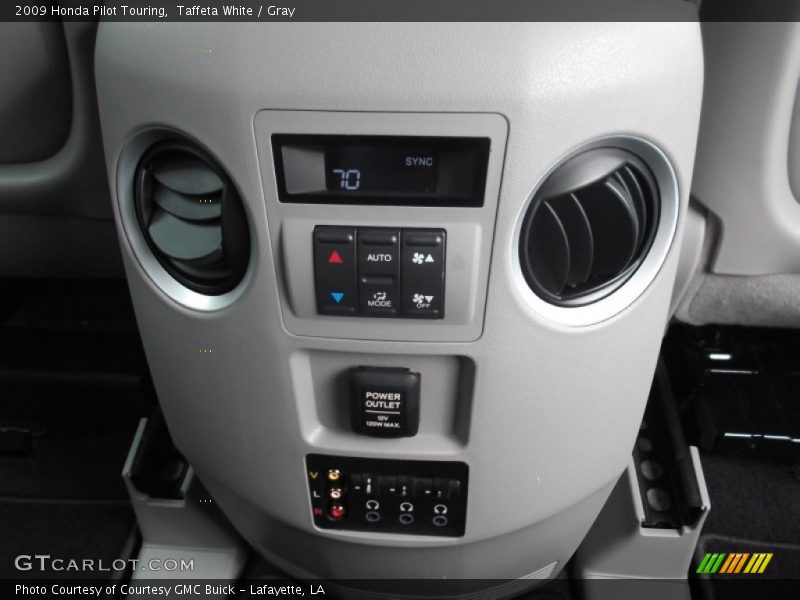Taffeta White / Gray 2009 Honda Pilot Touring