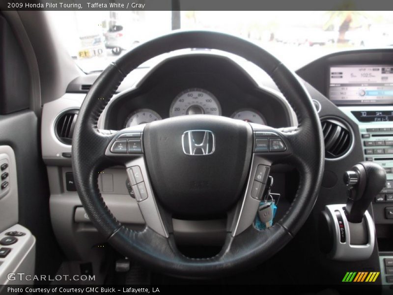 Taffeta White / Gray 2009 Honda Pilot Touring