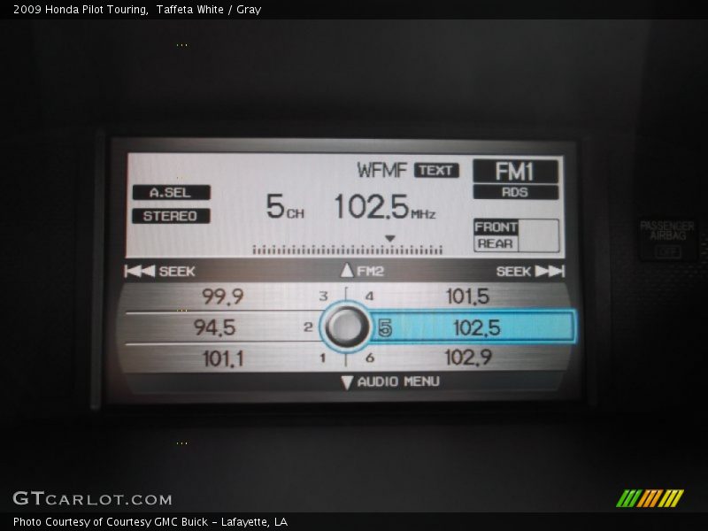 Taffeta White / Gray 2009 Honda Pilot Touring