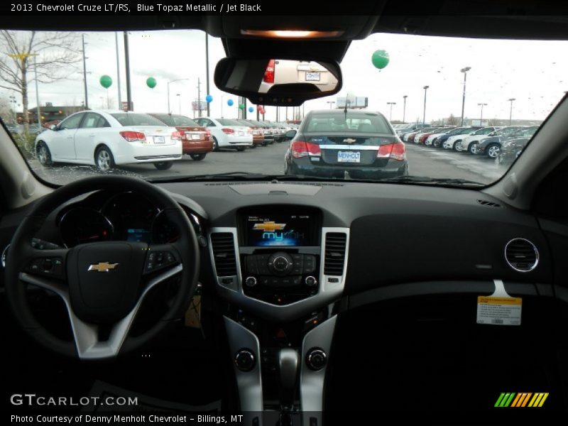Blue Topaz Metallic / Jet Black 2013 Chevrolet Cruze LT/RS